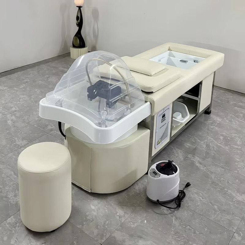 High Quality Thai Massage Shampoo Bed Head Spa Salon Furniture Foot Wash Basin Shampoo Pedicure Bed Salon Furniture