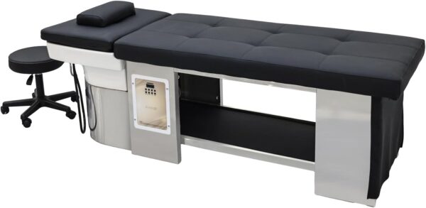 8-28 Head spa bed with U-shape water massage shampoo backwash unit