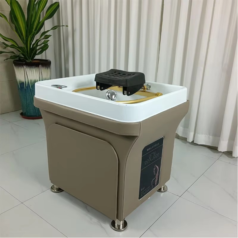 Modern Design Beauty Salon Spa Furniture Set with Portable Shampoo Basin Sink Wash Tank for Water Circulation for Salons & Spas
