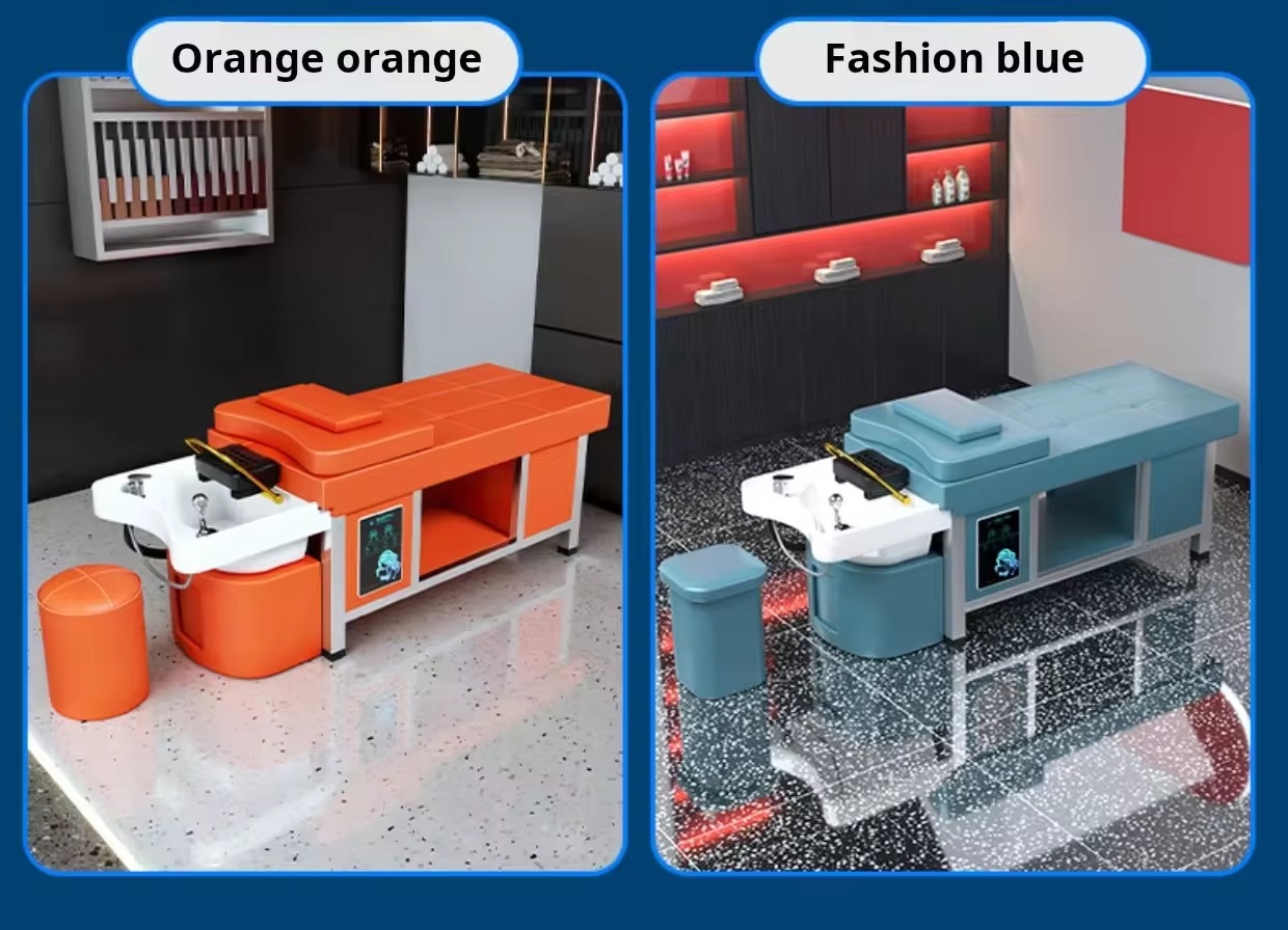 Professional Barber Shop Hair Spa Salon Therapy Shampoo Bed Washing Hair Thai Massage Beauty Shampoo Bed