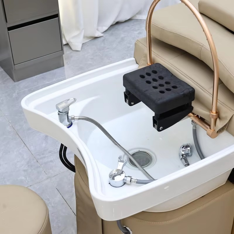 Professional Modern Thai Shampoo Bed Salon Furniture Head Spa Washing Basin With Water Circulation Hair Salon Furniture