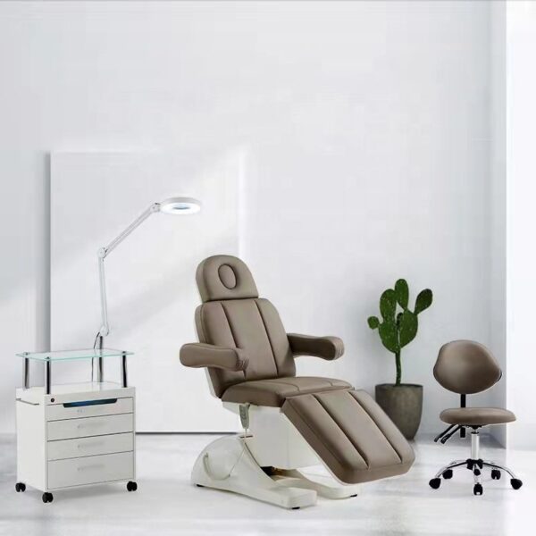 d17_main_4_1 Brown Beauty Salon Massage Bed 3 4 Motor Electric Therapy Cosmetic Las... - Massage Bed | Nova Spa Equipment