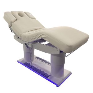 White 4 Motor Electric Adjustable Beauty Saloon Eyelash Bed Heavy Duty... - Massage Bed | Nova Spa Equipment