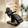 Beauty Salon Furniture Full Black 3 Motors Electric Facial Spa Bed Lux... - Massage Bed | Nova Spa Equipment