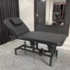Full Black Salon Furniture 2 Motors Massage Table Beds Luxury Electric... - Medical Treatment Bed | Nova Spa Equipment