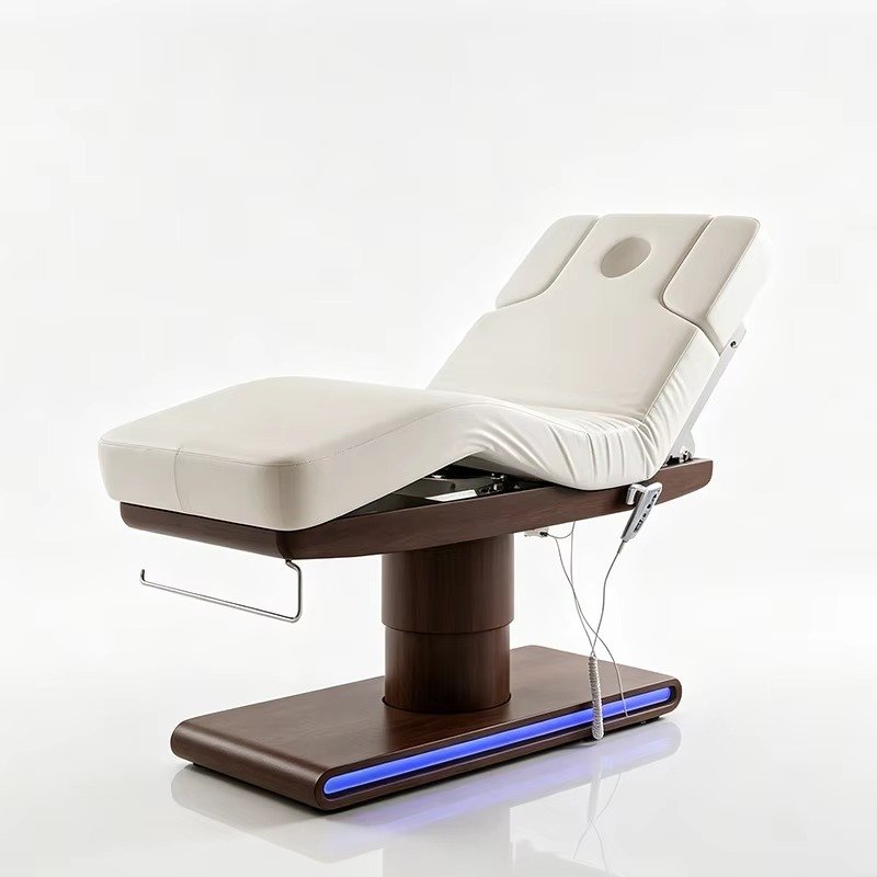 Beauty Salon Equipment Wood Grain Base Aesthetic Massage Table Luxury ... - Massage Bed | Nova Spa Equipment