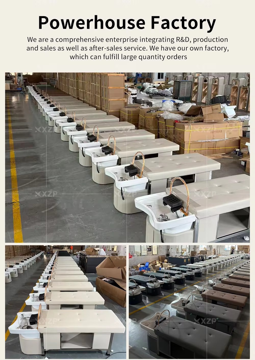 Factory Wholesale Salon Furniture Japanese Head Spa Bed Massage Table Head Care Shampoo Table Bed