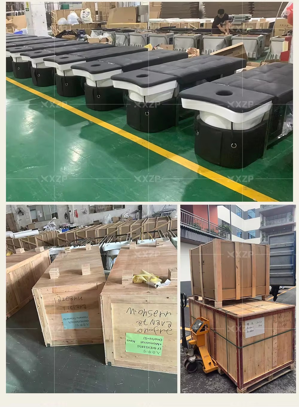 Factory Wholesale Salon Furniture Japanese Head Spa Bed Massage Table Head Care Shampoo Table Bed