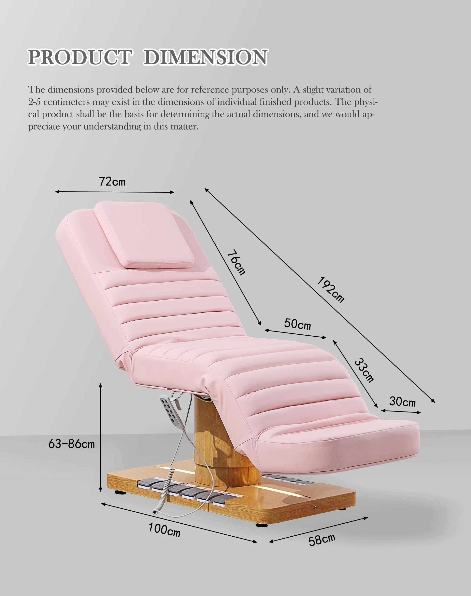Commercial Massage Table Professional OEM ODM Custom Logo CE Certified Load Test Passed ForBeauty Salon Spa Use