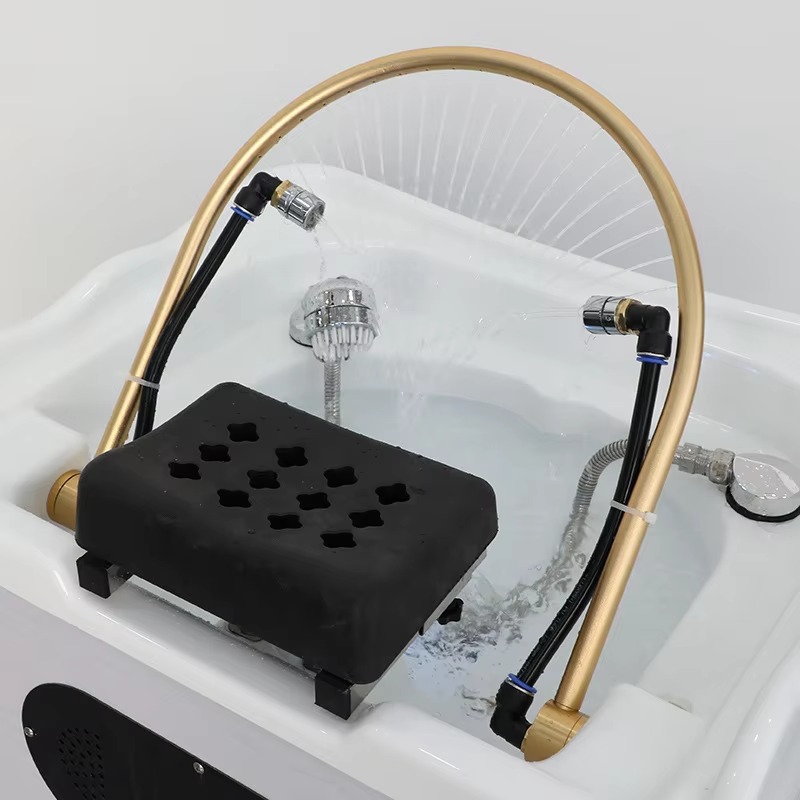 Japanese Head Spa Bowl Portable Deep Shampoo Basin Salon Hair Wash Sink with Water tank