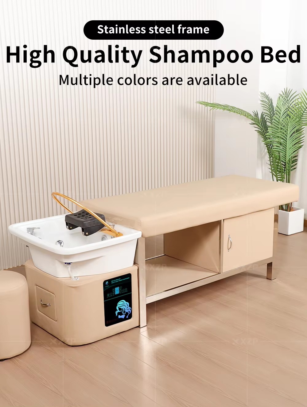 Custom Multi-function Barber Shop Shampoo Bed Beauty Salon Center Head Spa Bed Thai Massage Spa Bed