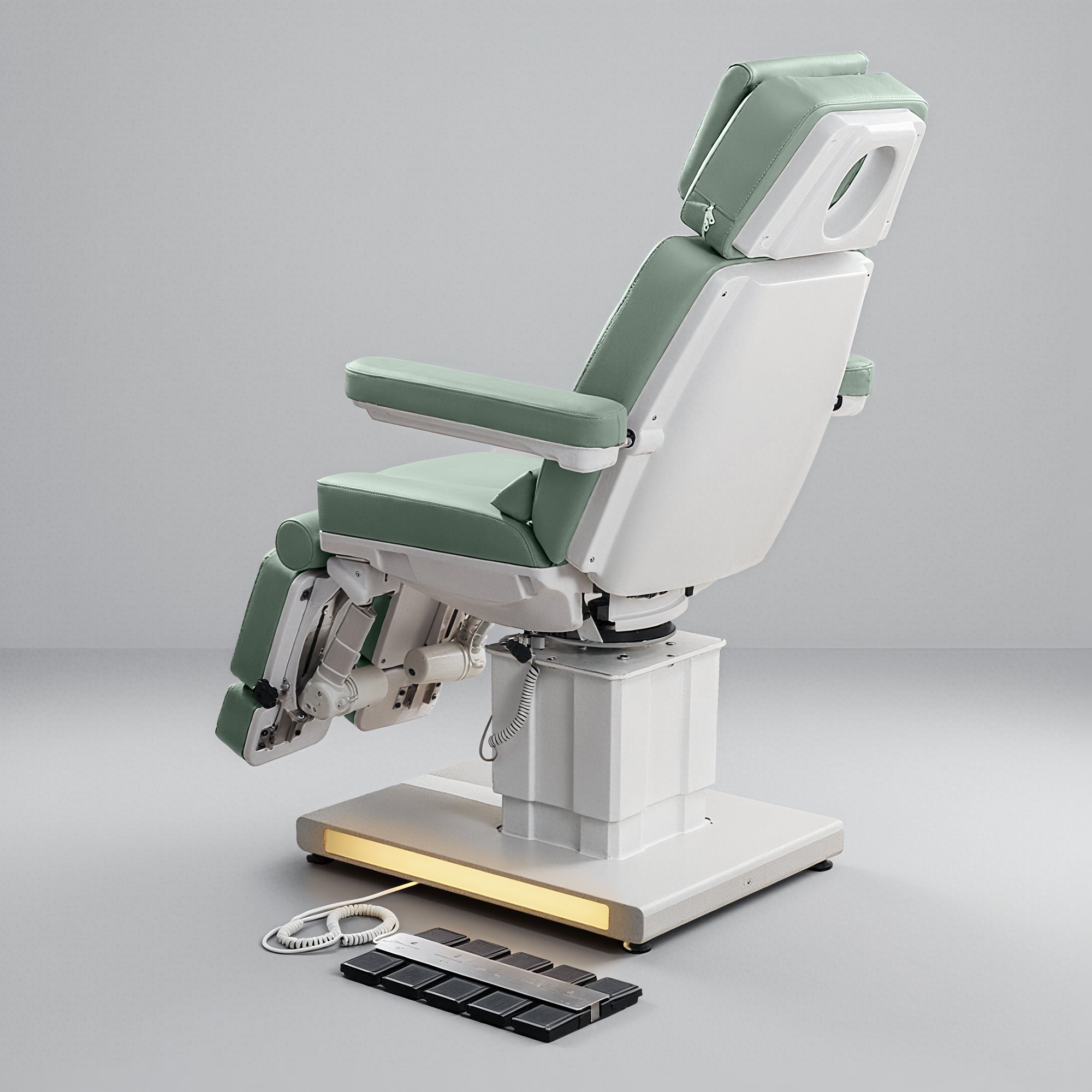 5 Motors Electric Podiatry Chair Split Leg Beauty Bed Salon Rotating ... - Medical Treatment Bed | Nova Spa Equipment