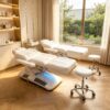 2-218-1.jpg Electric Beauty Bed with Foot Control, LED Light Base & 3 4 Motors... - Medical Treatment Bed | Nova Spa Equipment