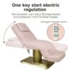 Luxury Gold Spa Salon Beauty Bed Electric Facial Massage Table Eyelash Bed - Massage Bed | Nova Spa Equipment