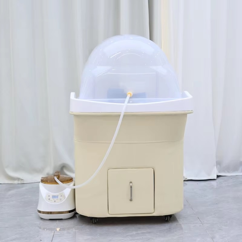 Japanese Head Spa Basin Modern Luxury Portable Shampoo Bowl for Spa Equipment Basin Mobile Salon Spa Sink for Beauty Barber Shop