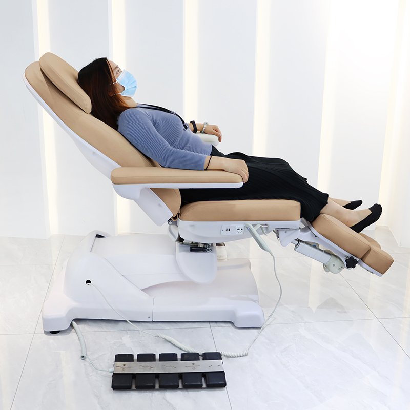 Electric Podiatry Chair 5 Motor Foot Care Chair Pedicure Chair Adjusta... - Medical Treatment Bed | Nova Spa Equipment