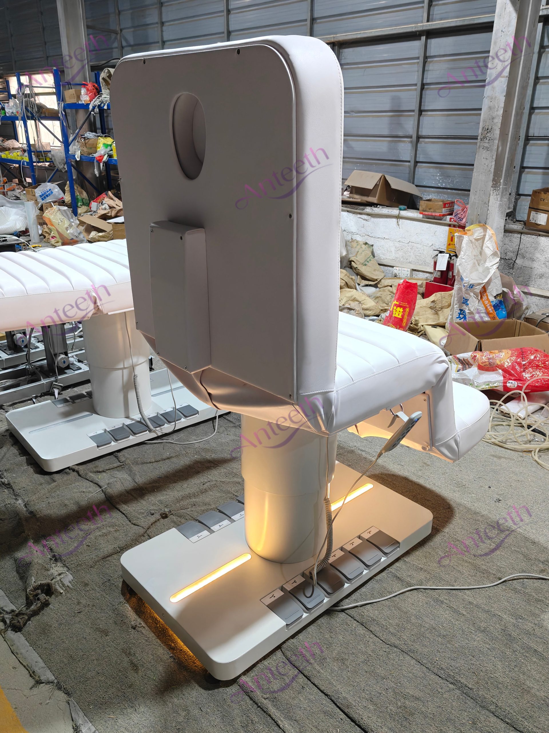 Electric Beauty Bed 3 Motors Salon Furniture Spa Bed Height Adjustable Massage Table Electric Reclining for Esthetician