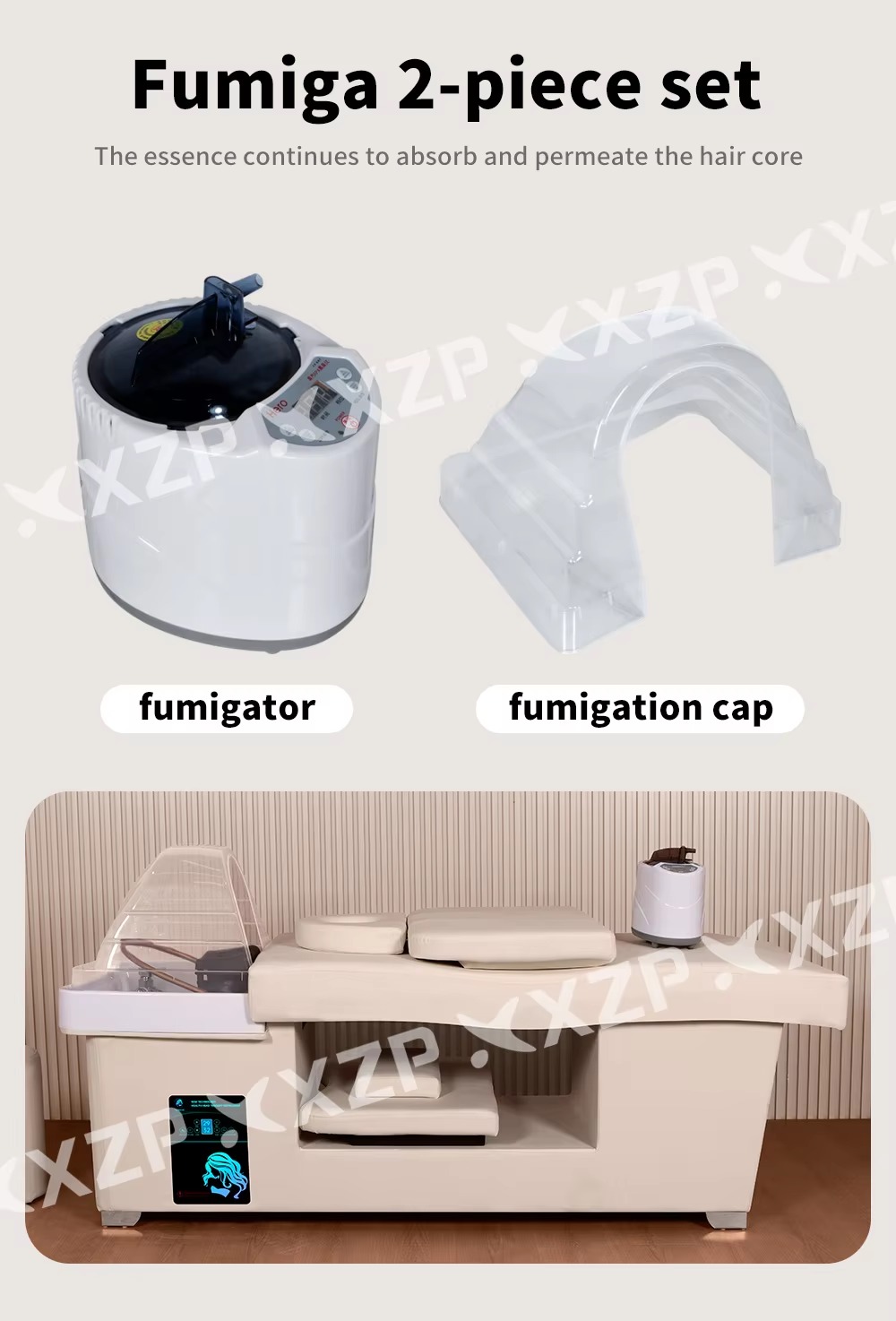 Multifunctional Beauty Salon Furniture Thai Massage Shampoo Bed Salon Spa Bed Head Spa Bed