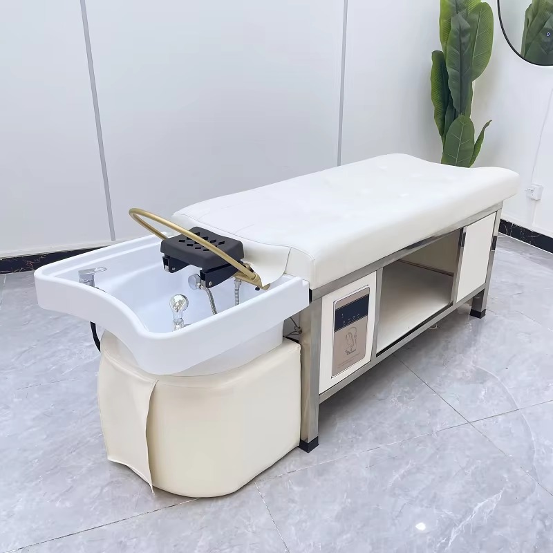 New Head Spa Separate Shampoo Basin Water Circulation Salon Washing Thai Hair Massage Shampoo Bed