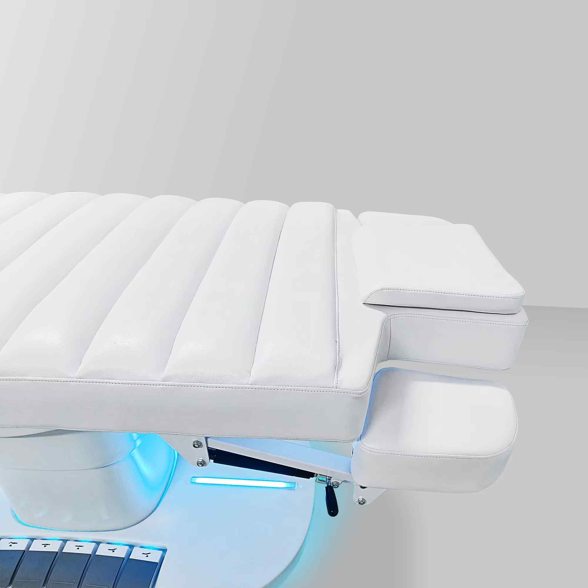 Economy Electric Spa Treatment Bed 3 Motors Hydraulic Lift Beauty Massage Table Electric Recliner Chair Facial Salon Furniture