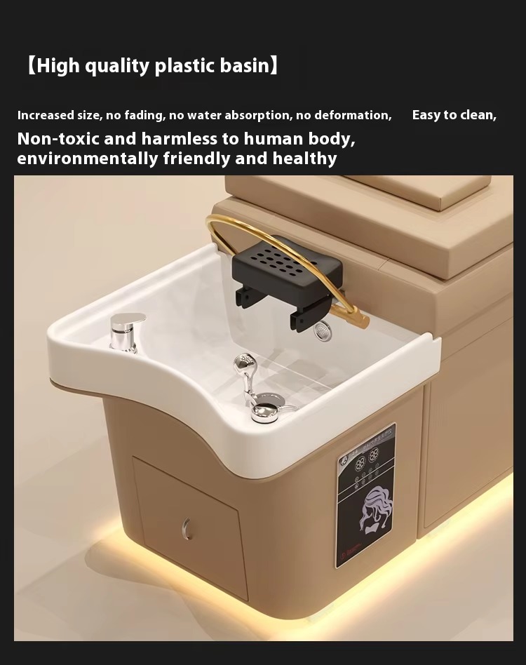Customized Salon Furniture Hair Salon Equipment Shampoo Chair Head Spa Massage Shampoo Bed