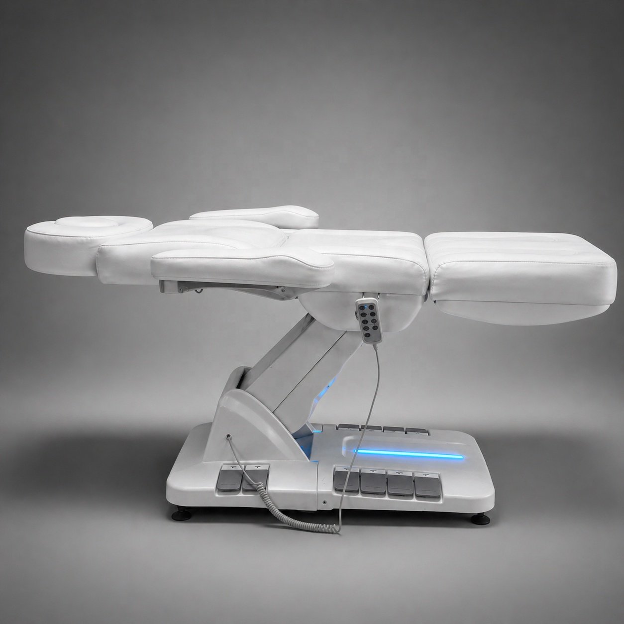 4-250-1.jpg 4 Motors Foot Control Electric Beauty Bed Hydraulic Lift Spa Massage Table with Heating... - Massage Bed | Nova Spa Equipment