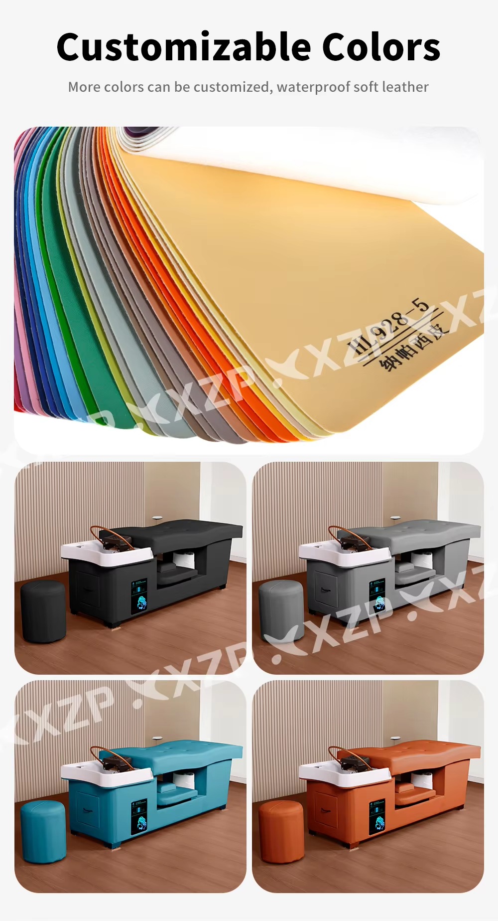 Multifunctional Beauty Salon Furniture Thai Massage Shampoo Bed Salon Spa Bed Head Spa Bed