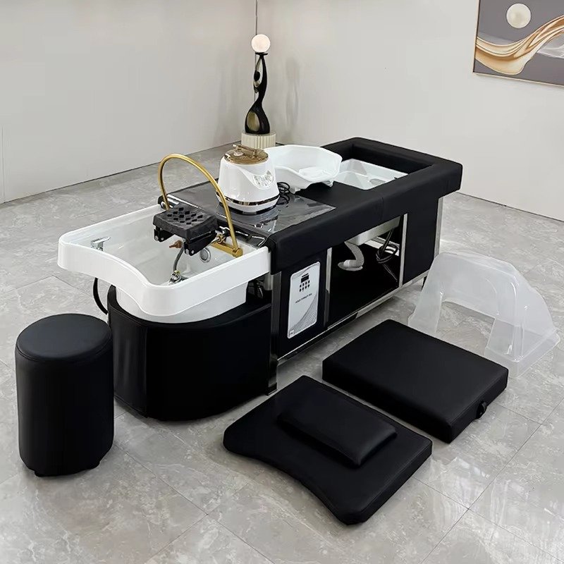 High Quality Thai Massage Shampoo Bed Head Spa Salon Furniture Foot Wash Basin Shampoo Pedicure Bed Salon Furniture