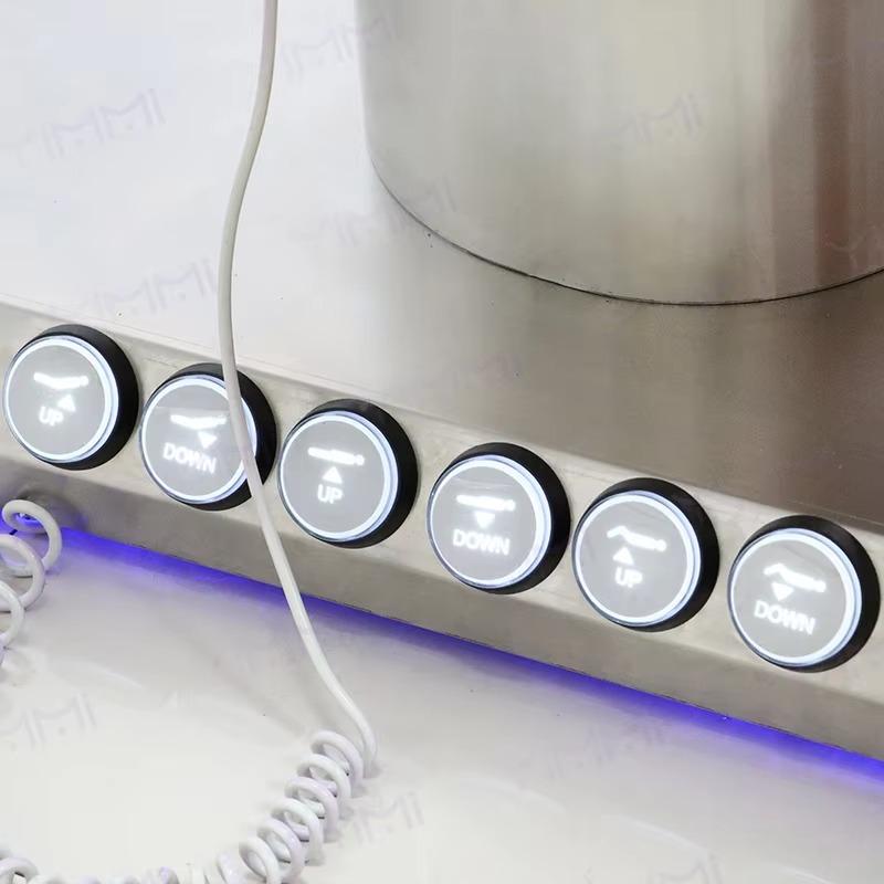 Luxury Camilla Estética 3 Motor Electric Beauty Bed Facial Spa Lash Bed for Cosmetic Studio