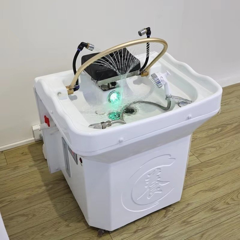 Japanese Head Spa Bowl Portable Deep Shampoo Basin Salon Hair Wash Sink with Water tank