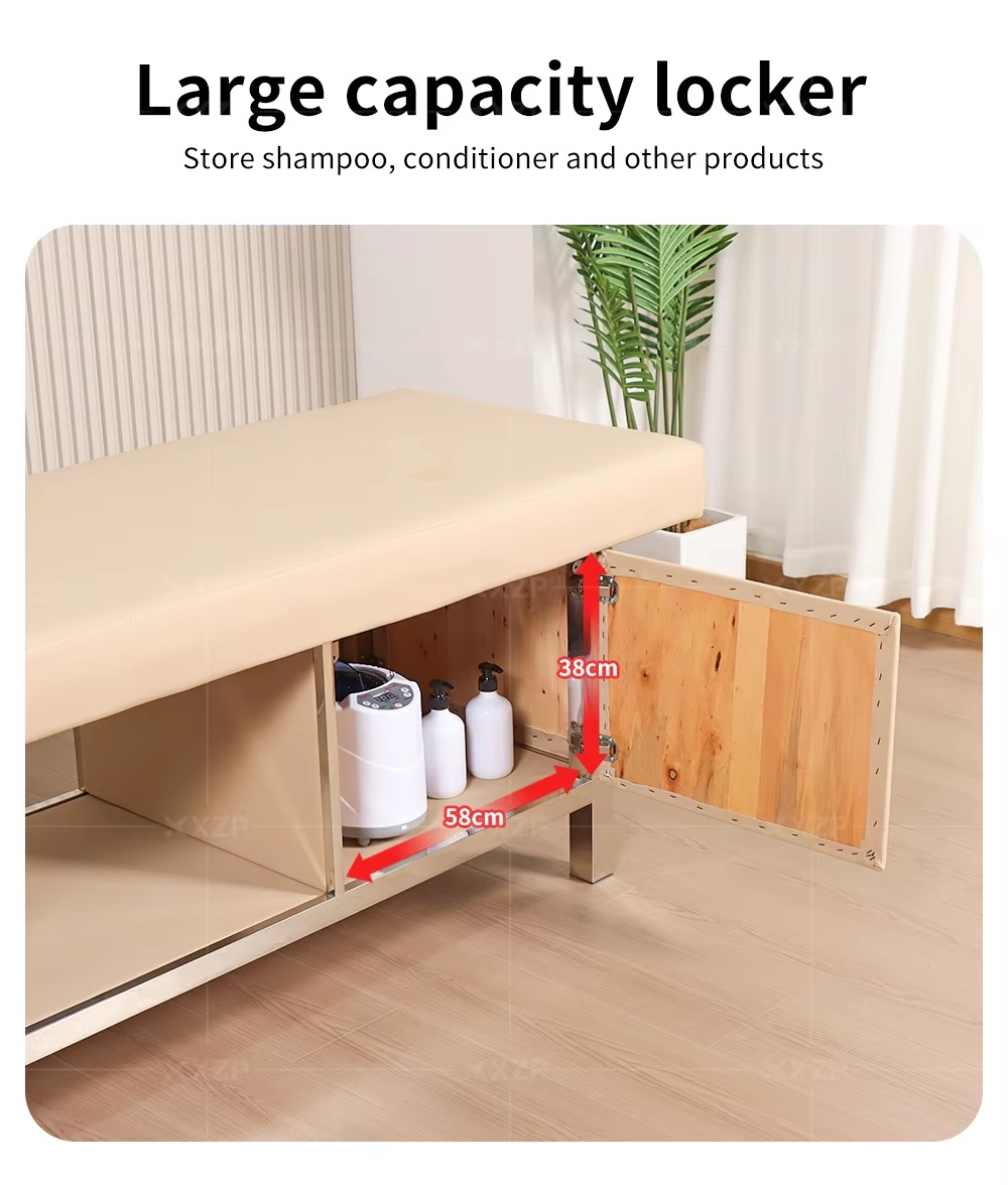 Custom Multi-function Barber Shop Shampoo Bed Beauty Salon Center Head Spa Bed Thai Massage Spa Bed