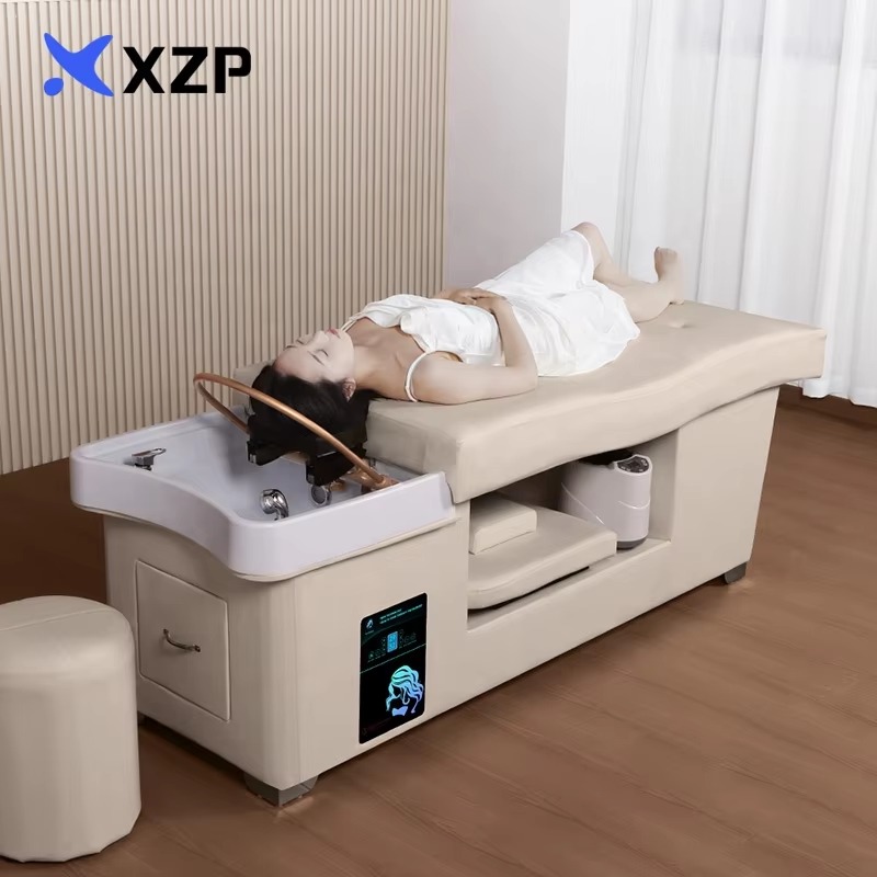 Multifunctional Beauty Salon Furniture Thai Massage Shampoo Bed Salon Spa Bed Head Spa Bed