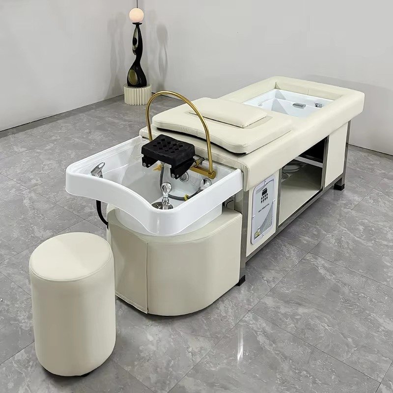 High Quality Thai Massage Shampoo Bed Head Spa Salon Furniture Foot Wash Basin Shampoo Pedicure Bed Salon Furniture