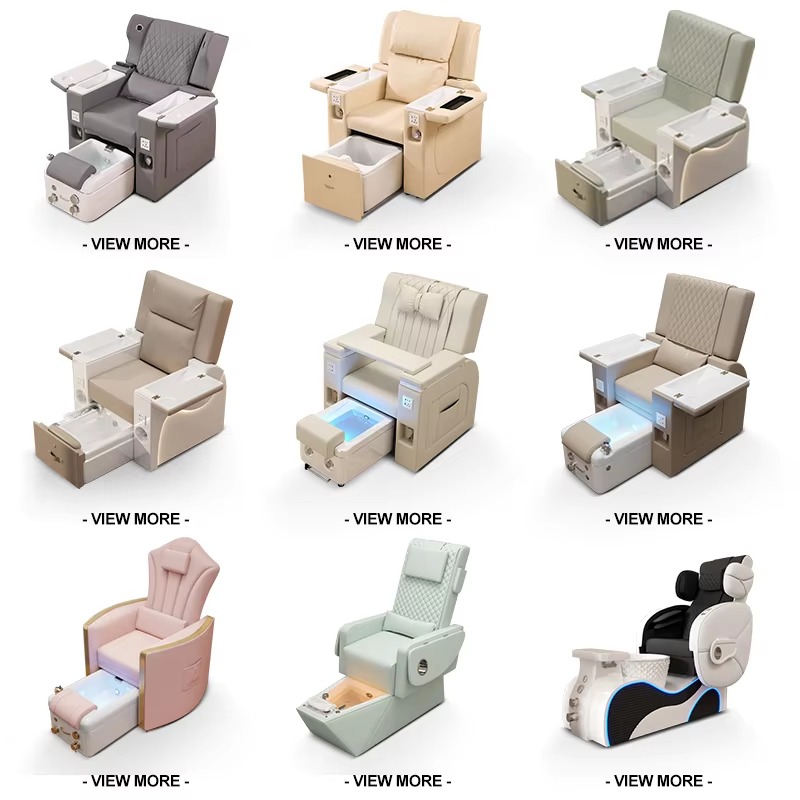 Modern Beauty Salon 3 Motors Electric Massage Table and Chair Luxury Pink Custom Eyelash Extension Bed with Foot Control