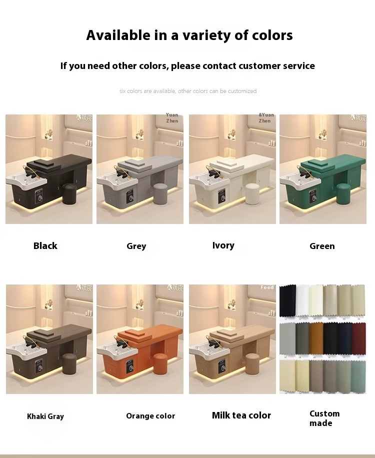 Factory Salon Furniture Thai Massage Shampoo Bed Head Spa Hydrotherapy Shampoo Bed