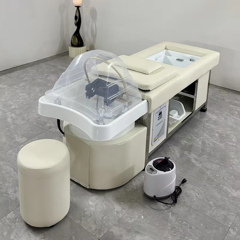 High Quality Thai Massage Shampoo Bed Head Spa Salon Furniture Foot Wash Basin Shampoo Pedicure Bed Salon Furniture