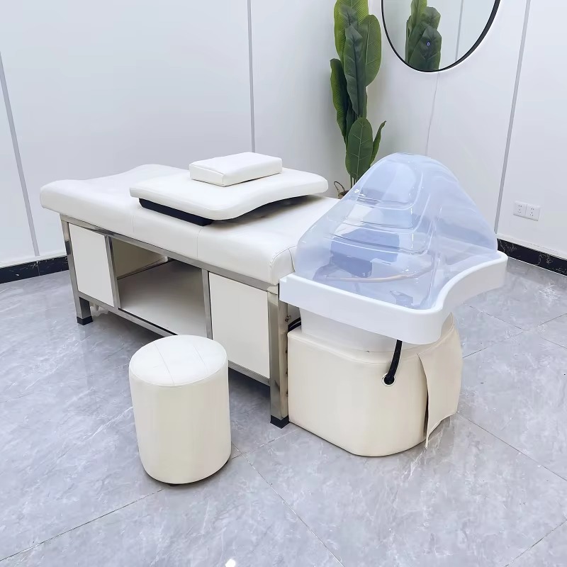 New Head Spa Separate Shampoo Basin Water Circulation Salon Washing Thai Hair Massage Shampoo Bed
