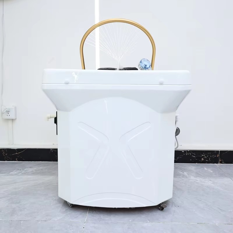 No Plumbing Portable Shampoo Hairdresser Basin Sink With Water Tank Head Spa Equipment for Beauty Salon