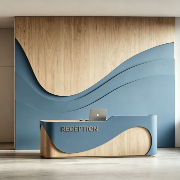 Luxury hotel reception counter desk for lobby front desk