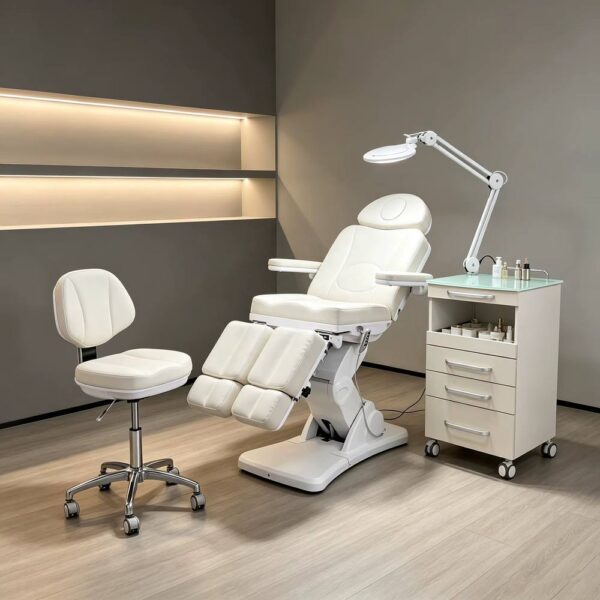 electric-foot-care-chair-medical-treatment-bed-adjustable-08