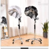 Floor-standing hair steamer with adjustable arm, casters and easy-fill water tank for salon use