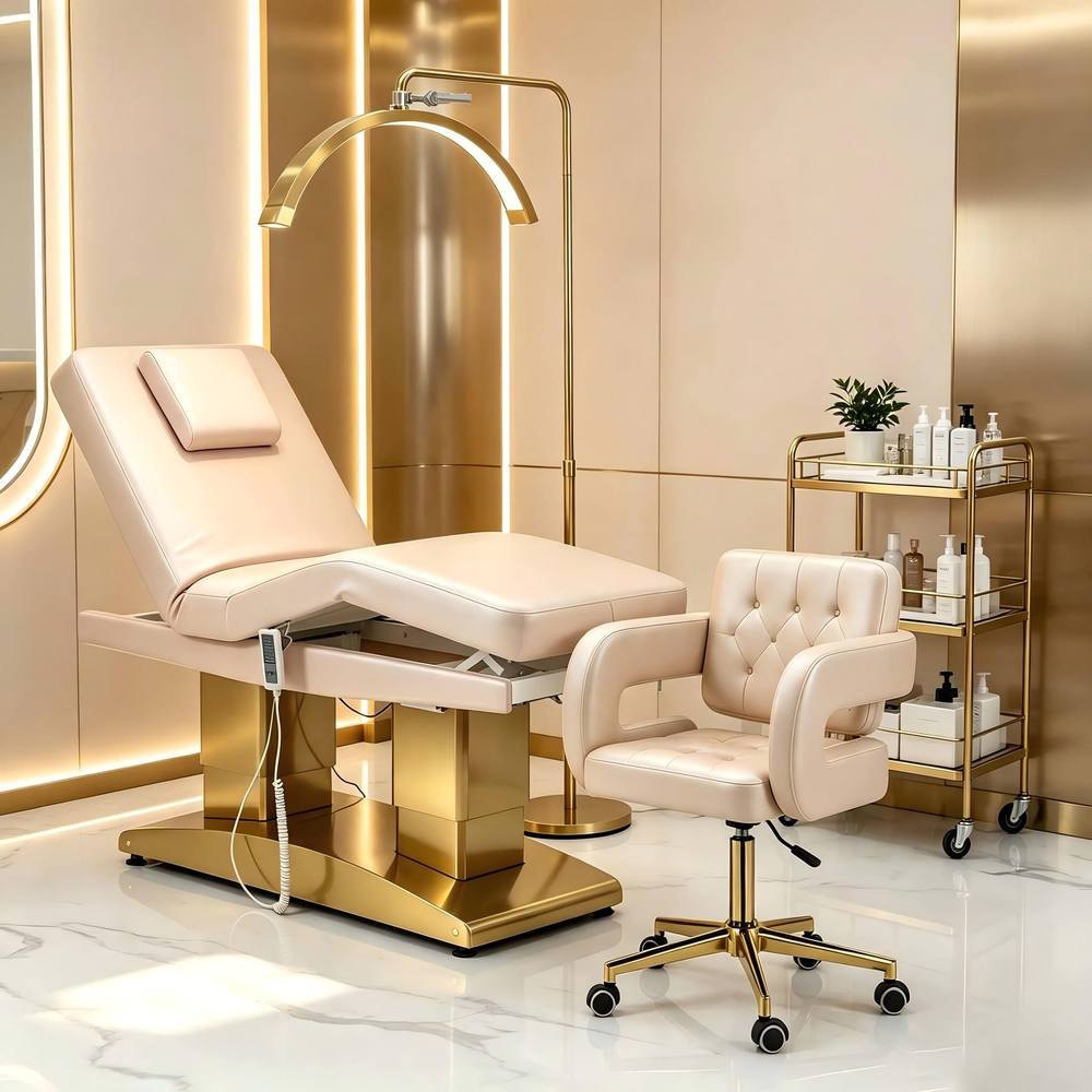 professional-4-motor-electric-facial-bed-adjustable-spa-tr-03 professional-4-motor-electric-facial-bed-adjustable-spa-tr-03