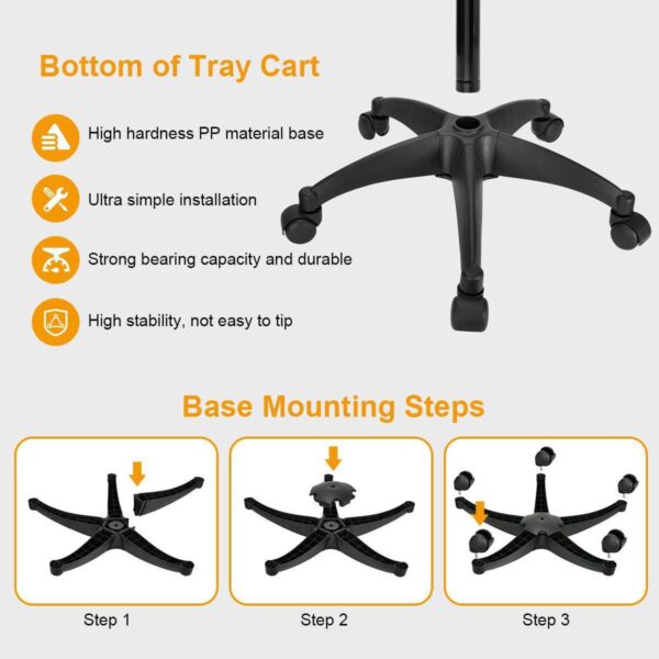 adjustable-salon-trolley-with-retractable-tray-aluminum-tr-05