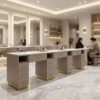 modern-multi-station-manicure-desk-with-marble-top-drawers-04 modern-multi-station-manicure-desk-with-marble-top-drawers-04