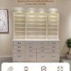 modern-white-gold-nail-polish-display-cabinet-with-storage-01 modern-white-gold-nail-polish-display-cabinet-with-storage-01