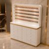 modern-white-gold-nail-polish-display-cabinet-with-storage-03 modern-white-gold-nail-polish-display-cabinet-with-storage-03