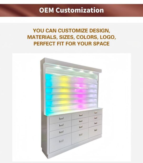 modern-white-gold-nail-polish-display-cabinet-with-storage-05 modern-white-gold-nail-polish-display-cabinet-with-storage-05