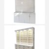 modern-white-gold-nail-polish-display-cabinet-with-storage-08 modern-white-gold-nail-polish-display-cabinet-with-storage-08