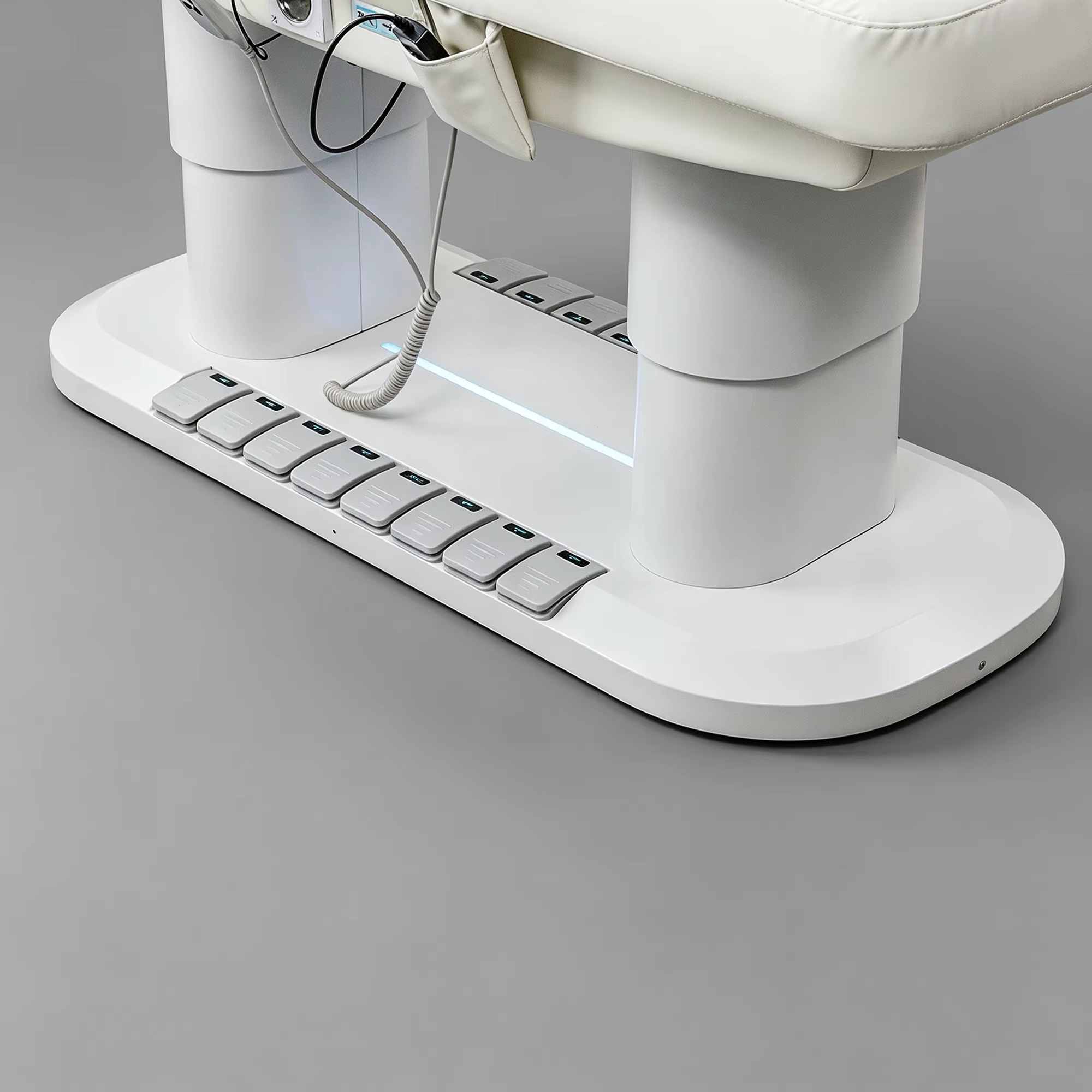 professional spa treatment bed with multi position adjustment