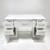white-marble-top-wood-frame-nail-salon-workstation-table-g-03